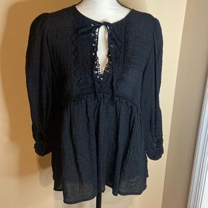MAX STUDIO NWT Size S Black Top